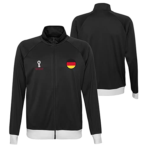 FIFA Giacca da Tuta Ufficiale World Cup 2022, Germania Ginnastica, Nero, L Uomo