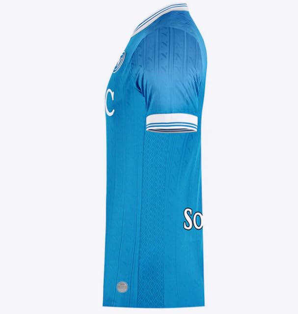 SSC NAPOLI Maglia Gara Home, Azzurra, EA7 Prodotto Ufficiale, Maglia Calcio 2025/2026, M