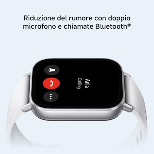XIAOMI Redmi Watch 5 Active, Smartwatch con display LCD 2", Chiamate Bluetooth, Autonomia 18 giorni, Resistenza Acqua 5ATM, Monitoraggio Frequenza Cardiaca e SpO2, 140+ modalità Fitness, Nero