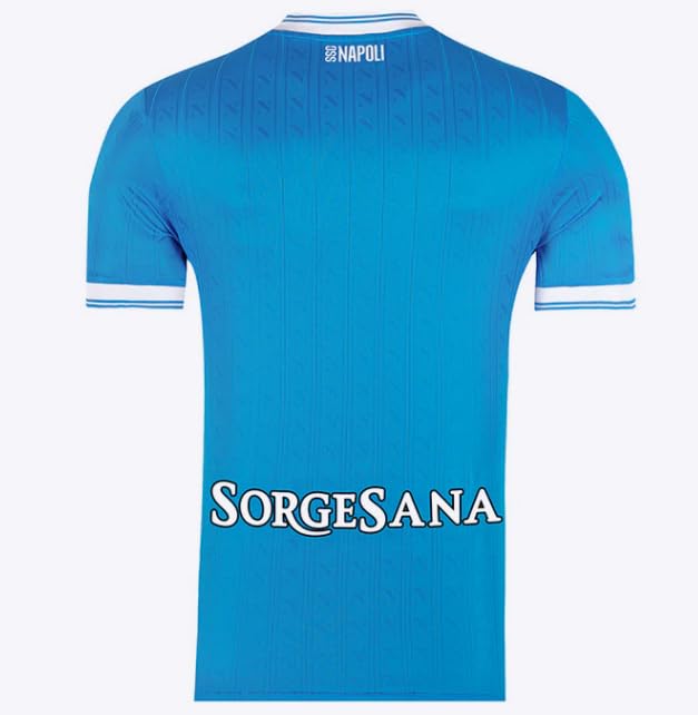 SSC NAPOLI Maglia Gara Home, Azzurra, EA7 Prodotto Ufficiale, Maglia Calcio 2025/2026, M