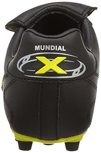 Munich Mundial, Scarpe da Calcio, Nero / Giallo, EU 44