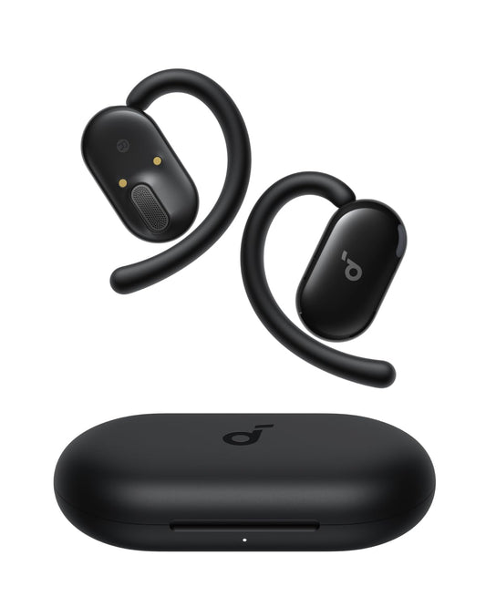 Soundcore V20i Cuffie Open-Ear di Anker, Cuffie Bluetooth 5.4, Ganci Rotanti, Ultra Confortevoli, Vestibilità Aderente, Bassi Potenti, Chiamate Chiare, IP55, 36H di Riproduzione,Connessione Multipunto
