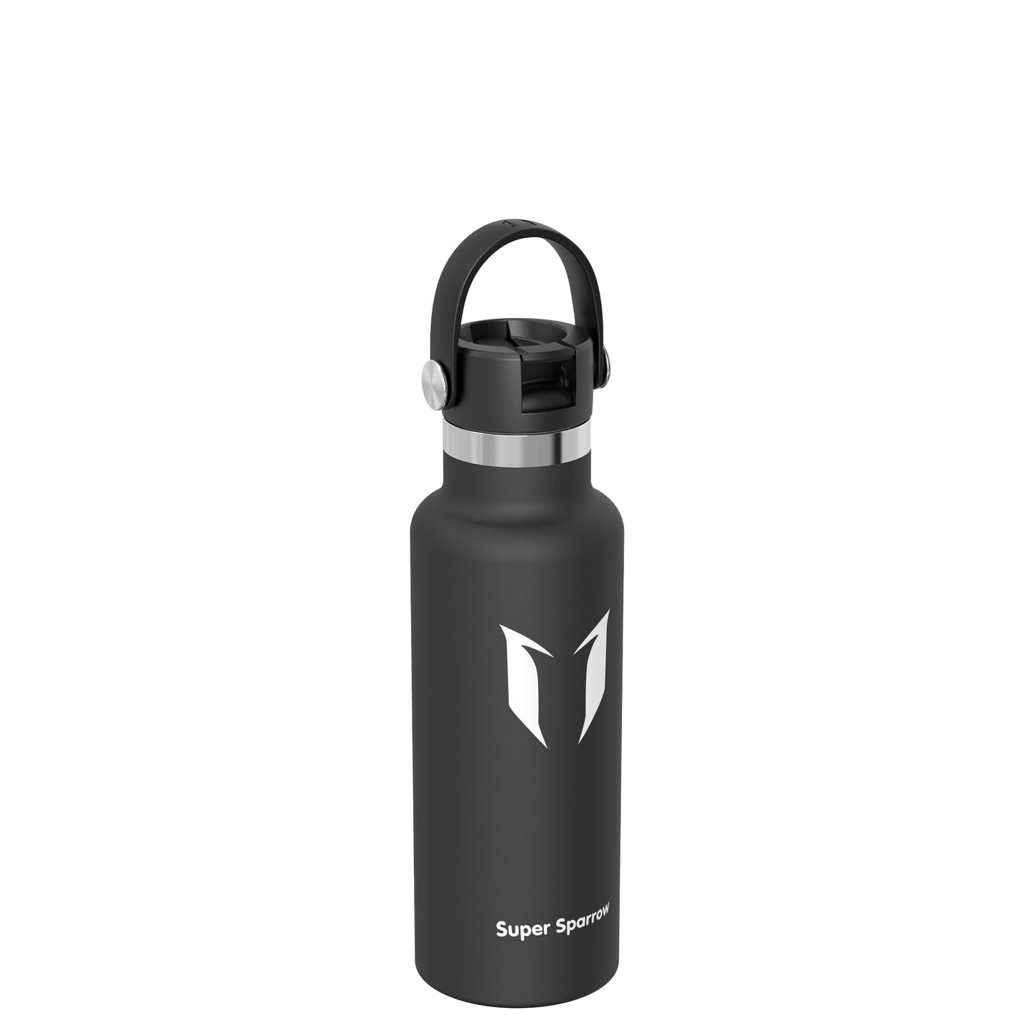 Super Sparrow Borraccia Termica, Acciaio Inox Bottiglia Termica - 500ml - Senza BPA Borracce, Borraccia Bambini per Scuola, Sport, Campeggio, Yoga, Palestra, Ciclismo