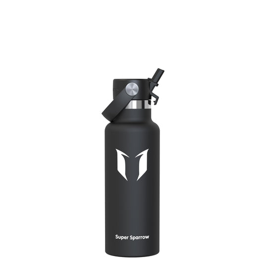 Super Sparrow Borraccia Termica, Acciaio Inox Bottiglia Termica - 500ml - Senza BPA Borracce, Borraccia Bambini per Scuola, Sport, Campeggio, Yoga, Palestra, Ciclismo