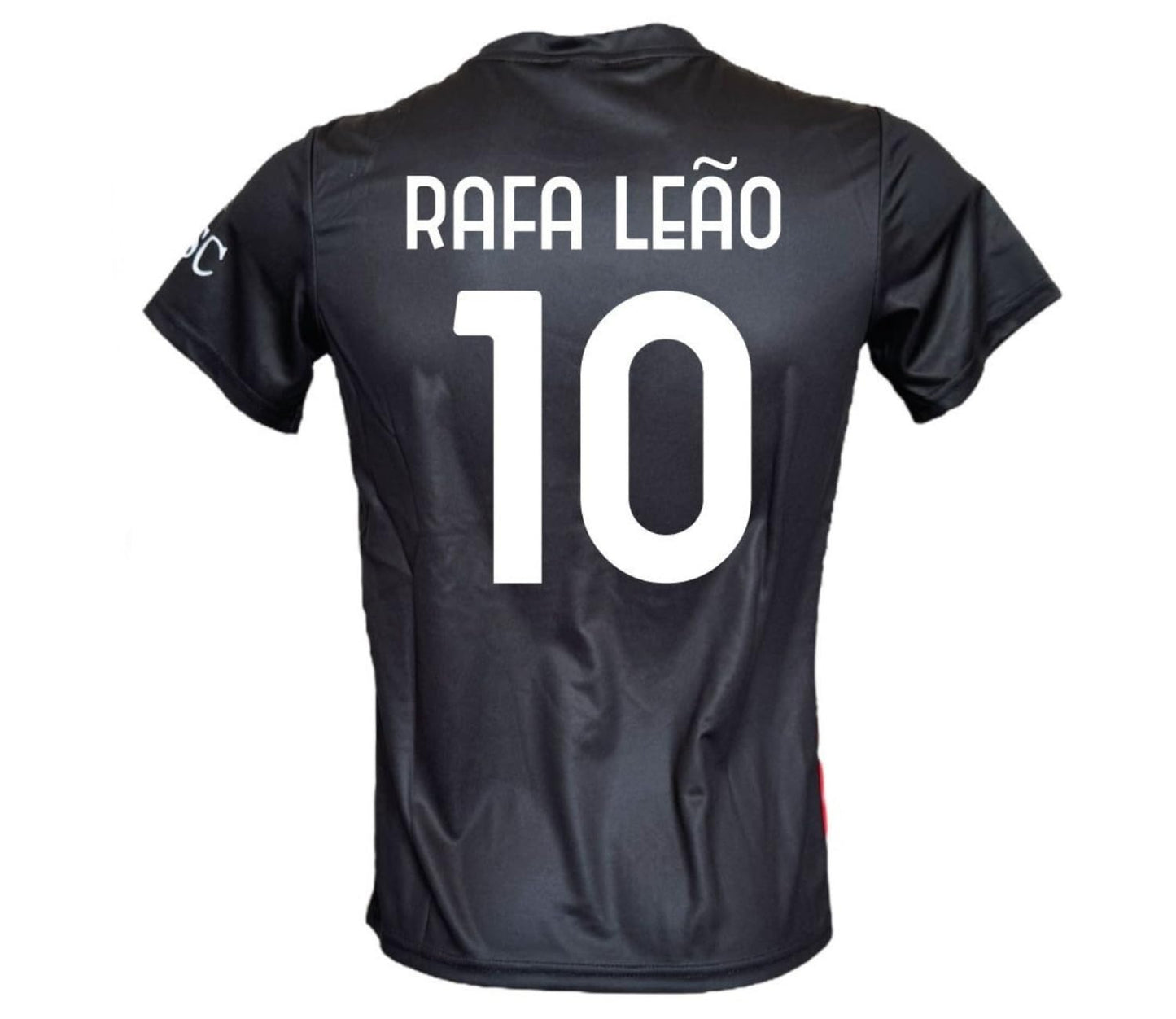 Maglia Milan Rafa Leao 10 Replica Ufficiale Autorizzata 2025-2026 Bambino (Taglie-Anni 4 6 8 10 12) Adulto (S M L XL XXL) - 12 Anni