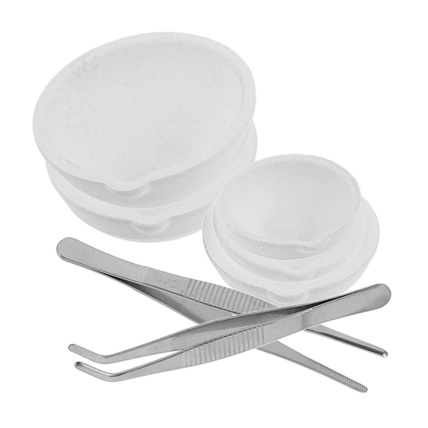 Anneome 1set Crisol Di Quartzo Per Fusione Metalli Attrezzatura Per Gioielli e Facile Da Pulire Per Argento