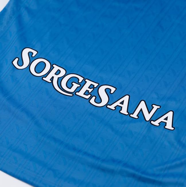 SSC NAPOLI Maglia Gara Home, Azzurra, EA7 Prodotto Ufficiale, Maglia Calcio 2025/2026, M