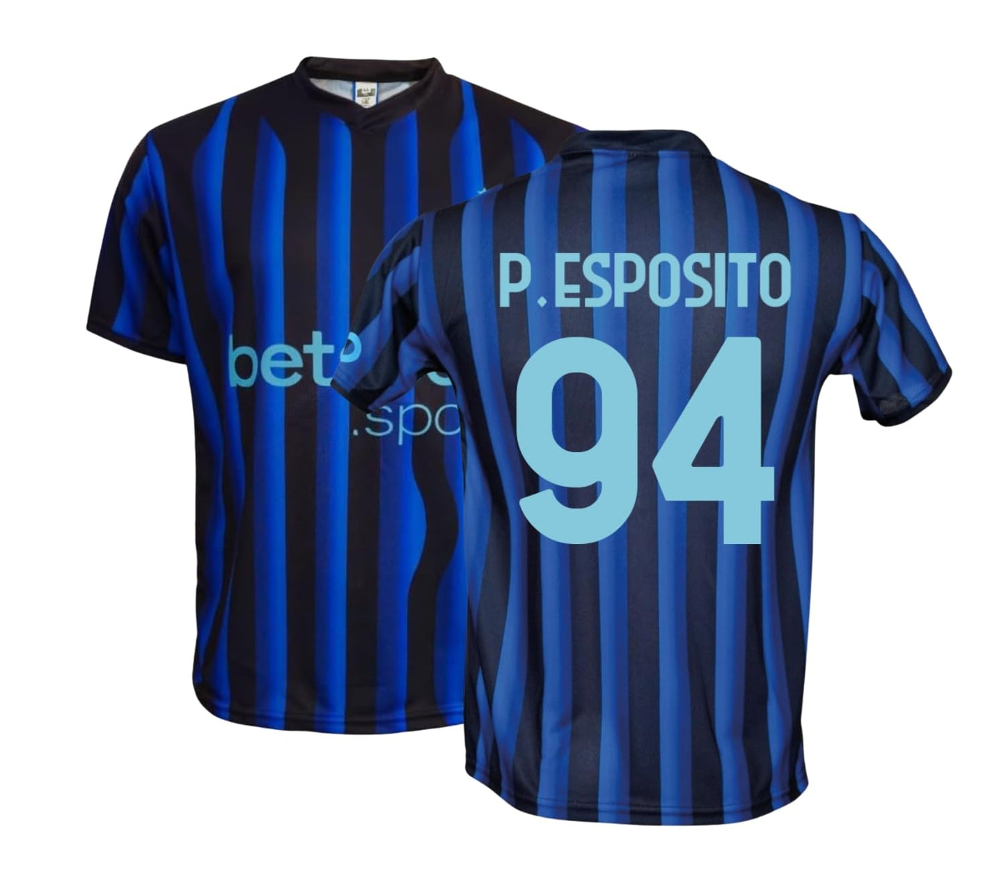 Maglia Inter pio Esposito 94 Replica Ufficiale Autorizzata 2025-2026 Bambino (Taglie-Anni 2 4 6 8 10 12) Adulto (S M L XL XXL) - S