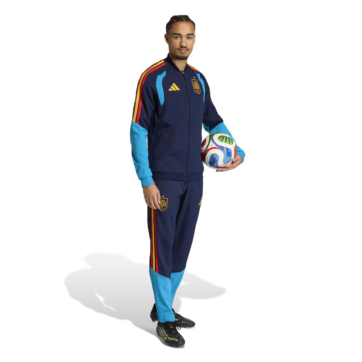 adidas Spagna Spain Giacca Rappresentanza Mondiali 2026 Presentation NINDIG (IT, Testo, XS, Regular, Regular)