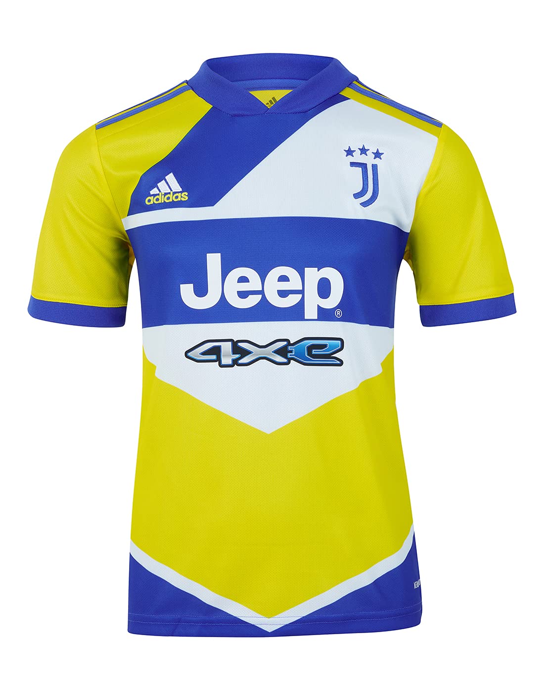 adidas Juventus Maglia Gara Third Terza Bambino Junior 2021/22-100% Originale - 100% Prodotto Ufficiale - 13-14 Anni, Giallo