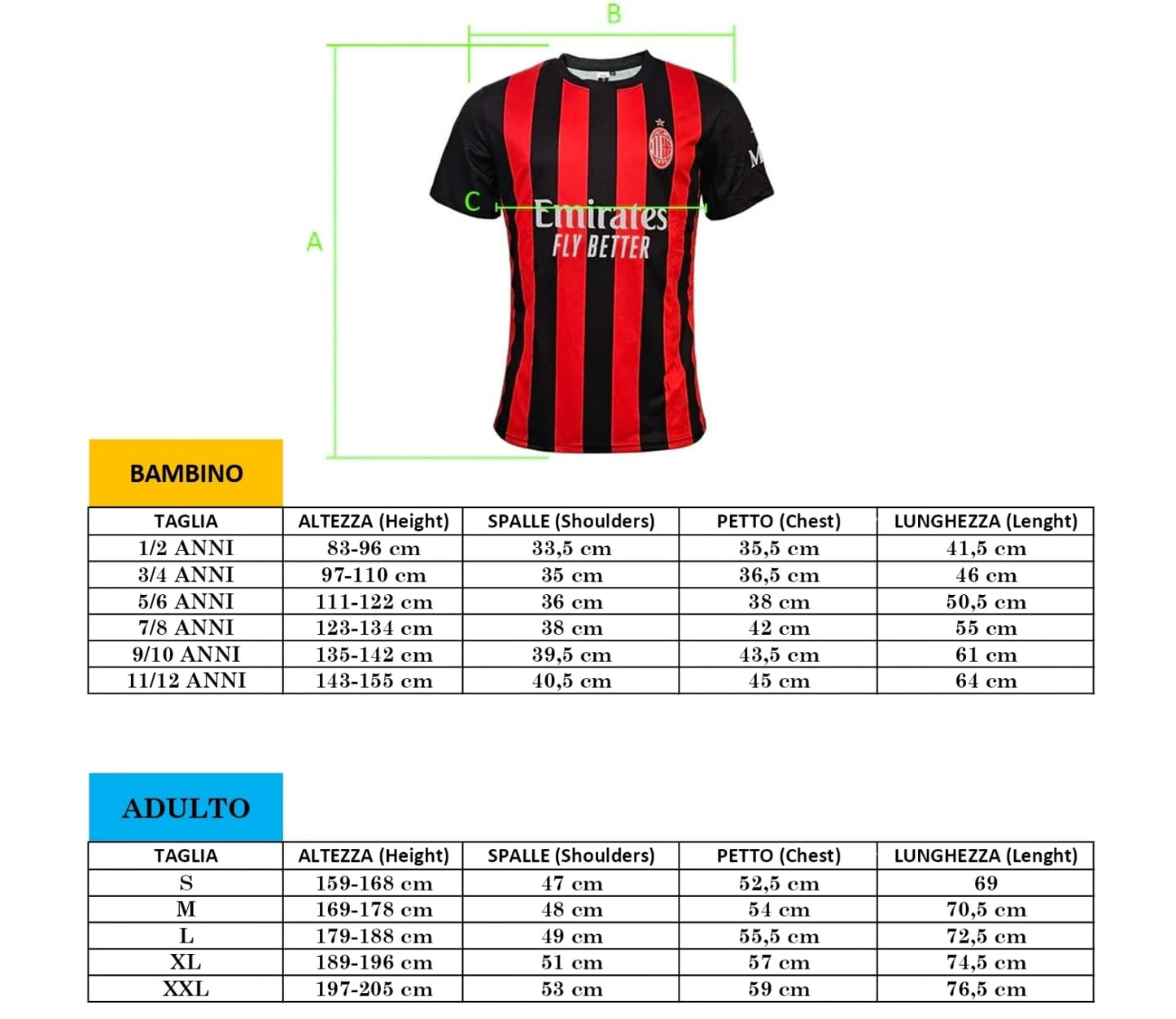 Maglia Milan Rafa Leao 10 Replica Ufficiale Autorizzata 2025-2026 Bambino (Taglie-Anni 4 6 8 10 12) Adulto (S M L XL XXL) - 12 Anni