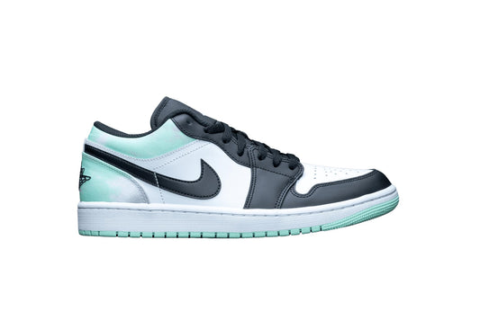 Nike Air Jordan 1 Low Scarpe da Uomo, Black/Black-University Blue, 40, Nero Nero Blu università, 44.5 EU