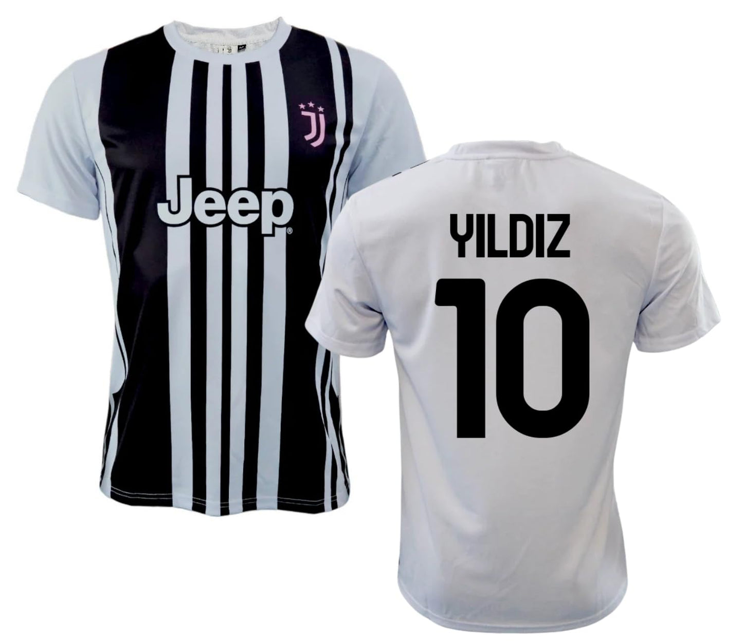 JUVENTUS Maglia Kenan Yildiz 10 Replica Ufficiale Autorizzata 2025-2026 Bambino (Taglie-Anni 4 6 8 10 12) Adulto (S M L XL XXL) - S