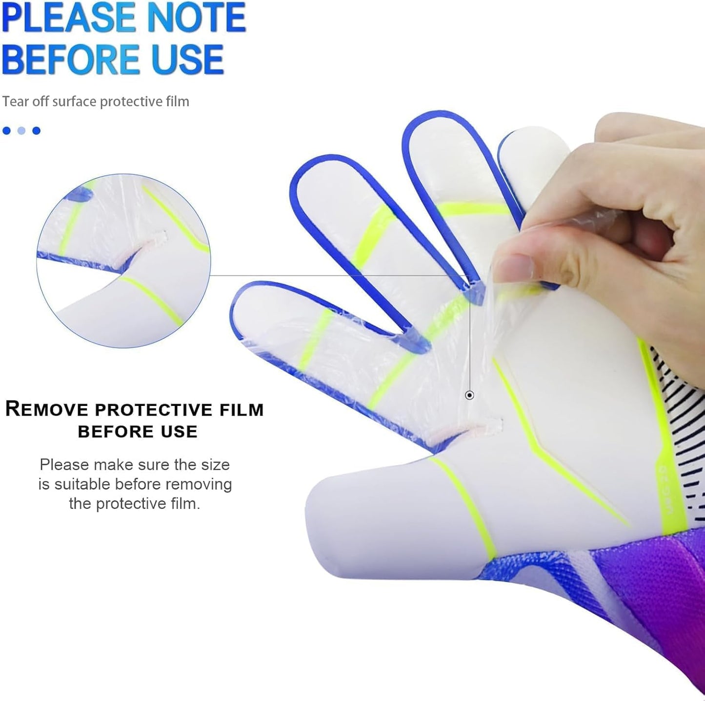 Guanti Da Calcio Giovanile, Guanti Da Portiere, Guanti Da Calcio Giovanile, Guanti Da Portiere Da Calcio In Lattice Da Uomo Professionale, Guanti Da Portiere Da Calcio Con Protezione Delle Dita 8 B