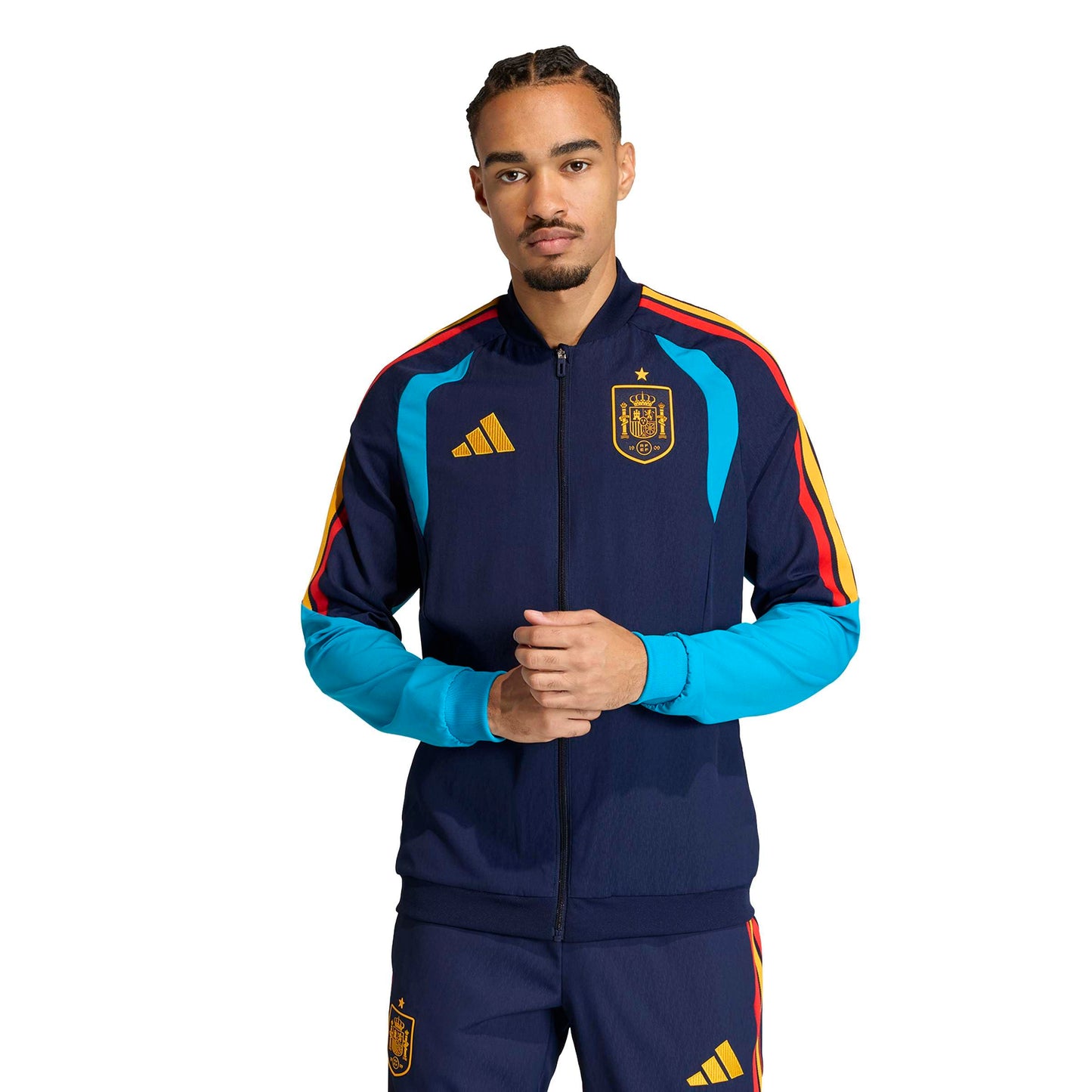adidas Spagna Spain Giacca Rappresentanza Mondiali 2026 Presentation NINDIG (IT, Testo, XS, Regular, Regular)
