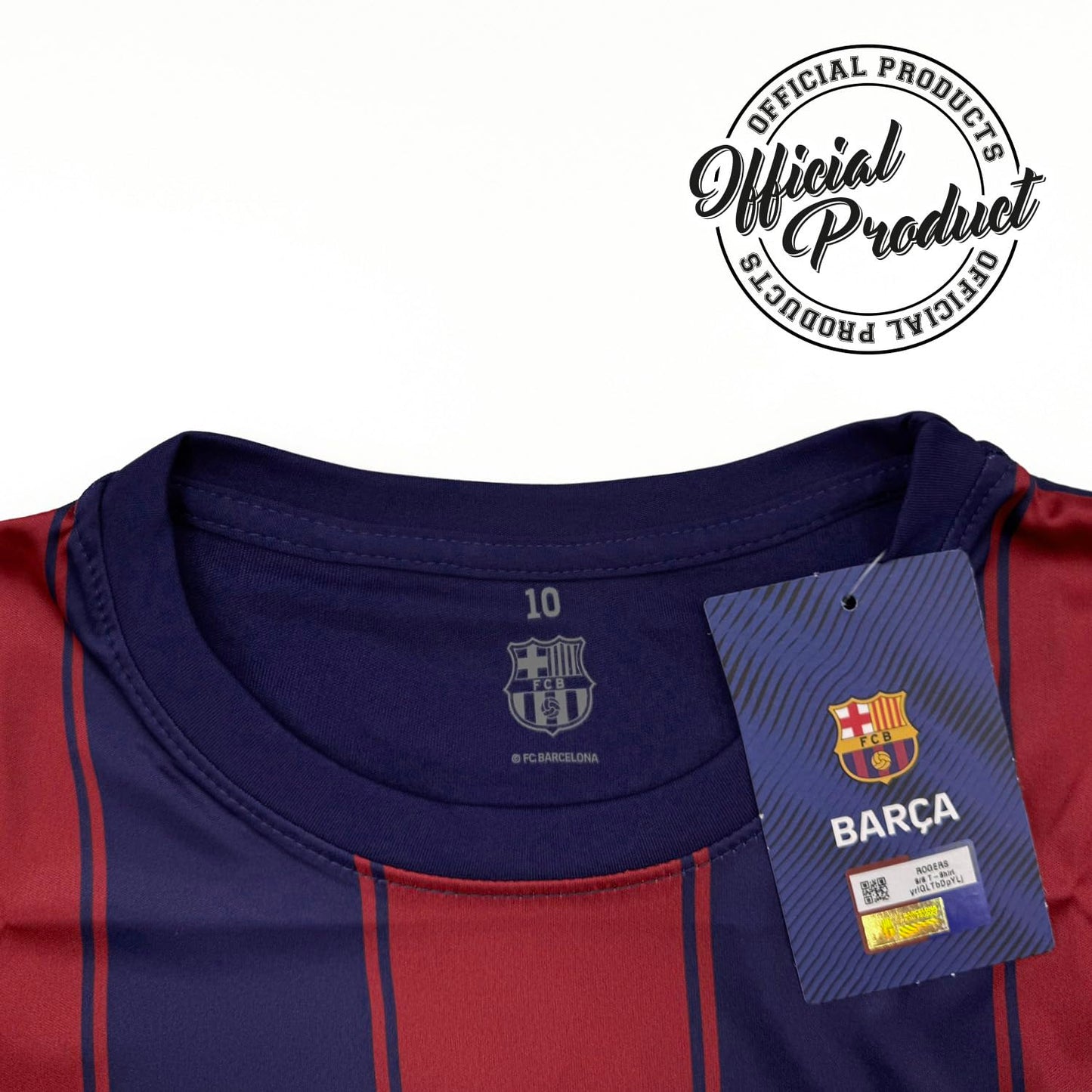 FCB Maglia Calcio FC Barcelona Stagione 2025/26. Replica Stadio Ufficiale per Adulto, Ragazzo e Bambino 10 Anni
