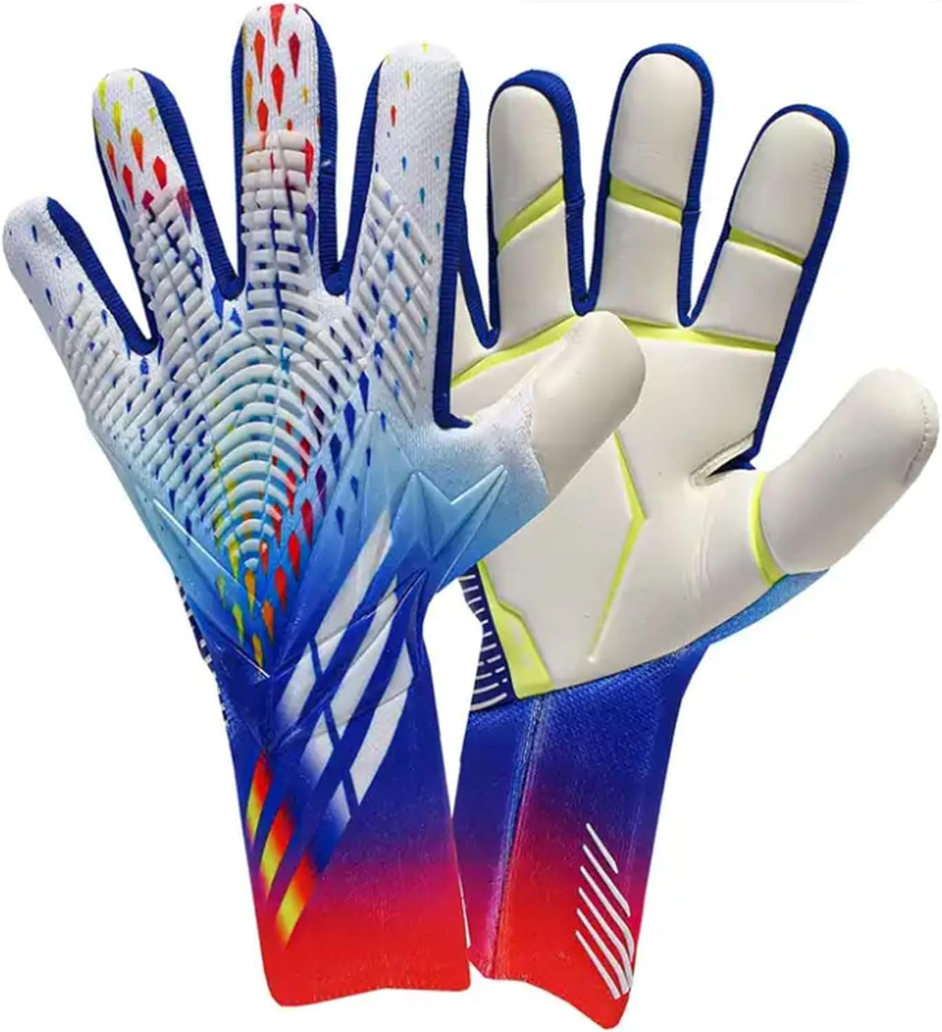 Guanti Da Calcio Giovanile, Guanti Da Portiere, Guanti Da Calcio Giovanile, Guanti Da Portiere Da Calcio In Lattice Da Uomo Professionale, Guanti Da Portiere Da Calcio Con Protezione Delle Dita 8 B