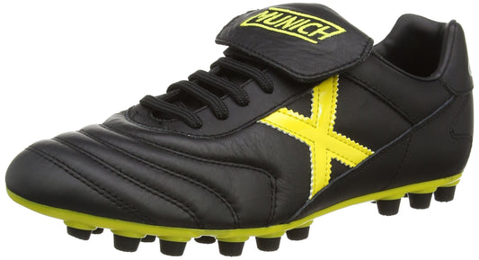 Munich Mundial, Scarpe da Calcio, Nero / Giallo, EU 44