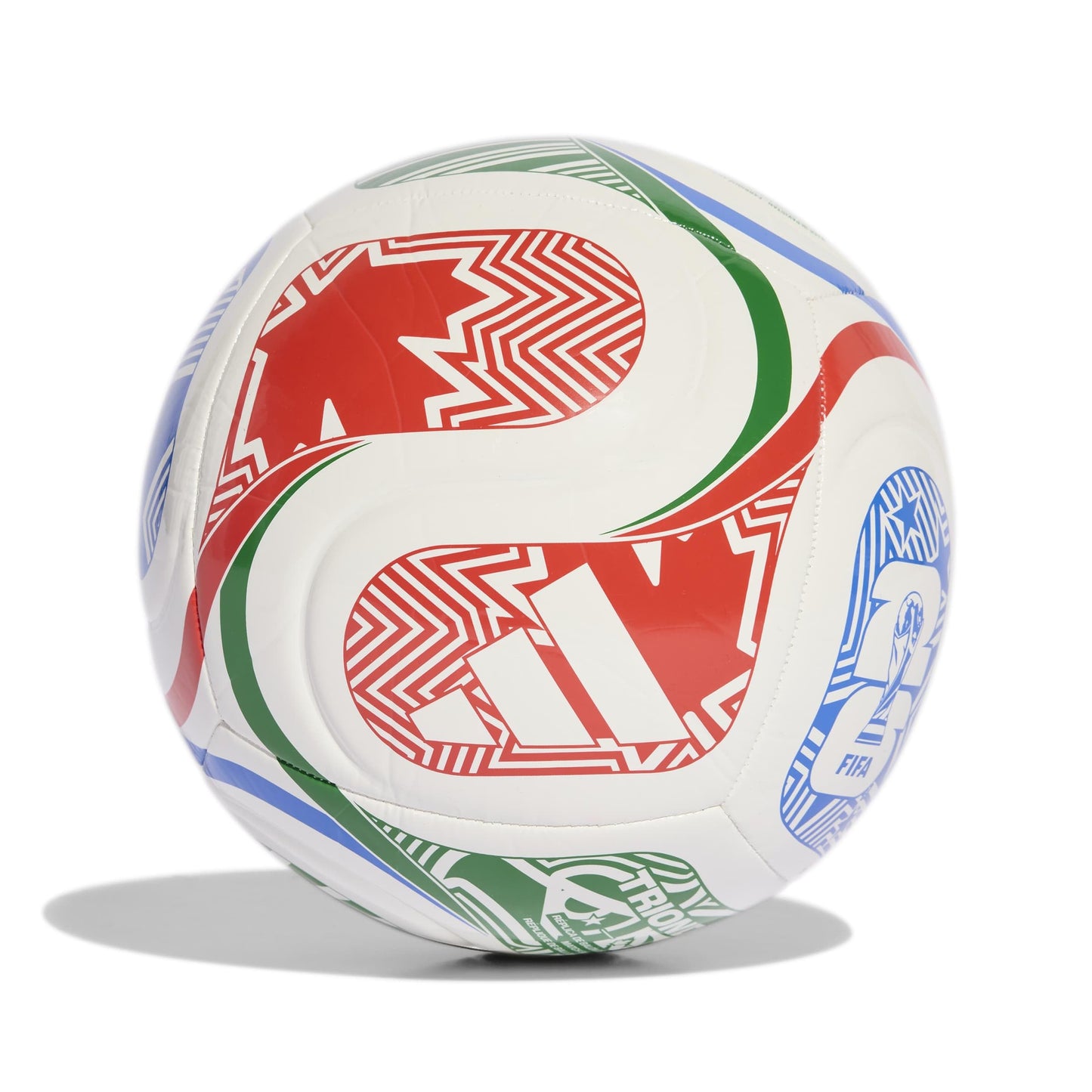 adidas Pallone Trionda Club Mondiale 26 Unisex Adulti Bianco 38 EU
