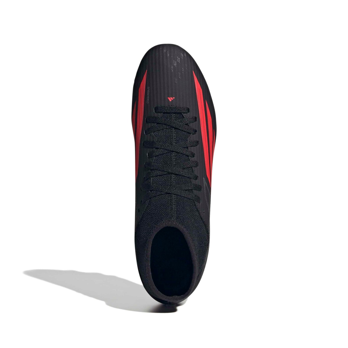 adidas Unisex - Adulto F50 Club Mid Cut Firm Ground/Multi Ground Football Boots, Core Black/Lucid Red/Core Black, 43 1/3 EU