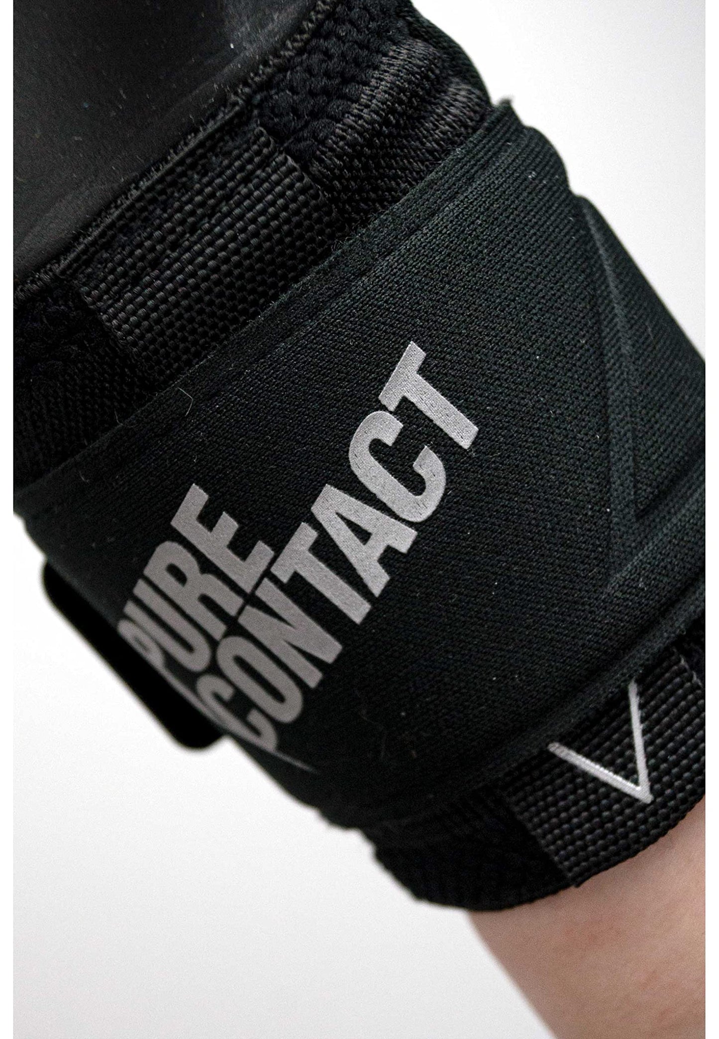 Reusch Pure Contact Infinity guanti da portiere aderenti e traspiranti guanti da calcio per adulti per uomo e donna, particolarmente adatti per l'erba sintetica, Nero, 9,5