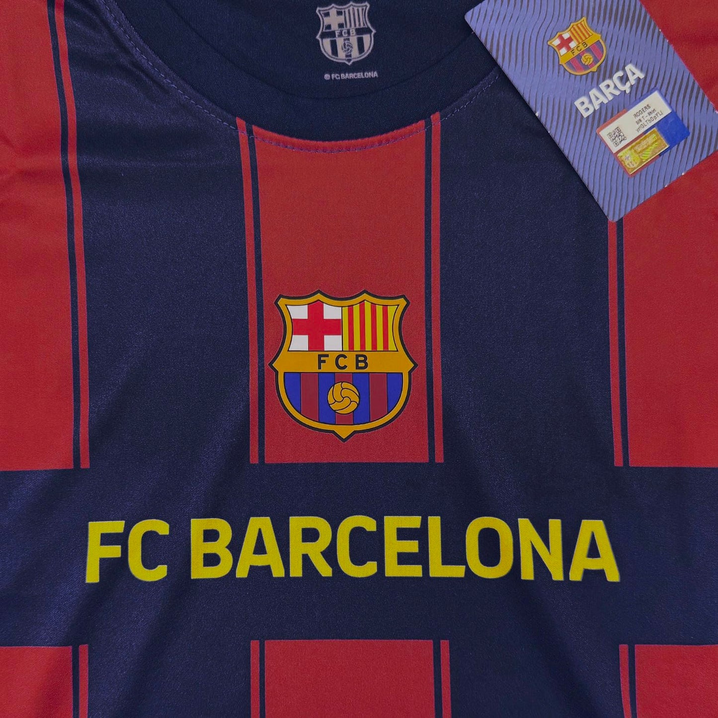 FCB Maglia Calcio FC Barcelona Stagione 2025/26. Replica Stadio Ufficiale per Adulto, Ragazzo e Bambino 10 Anni