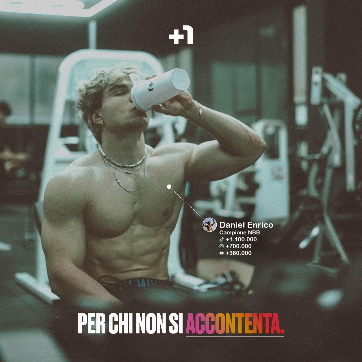 +1® Premium Protein Powder - Tasty, Creamy and Digestible - Muscle Growth and Recovery - Complete Amino Acid Profile - 100% Whey Concentrate - 1 kg, 33 Servings - Galactic White Choco