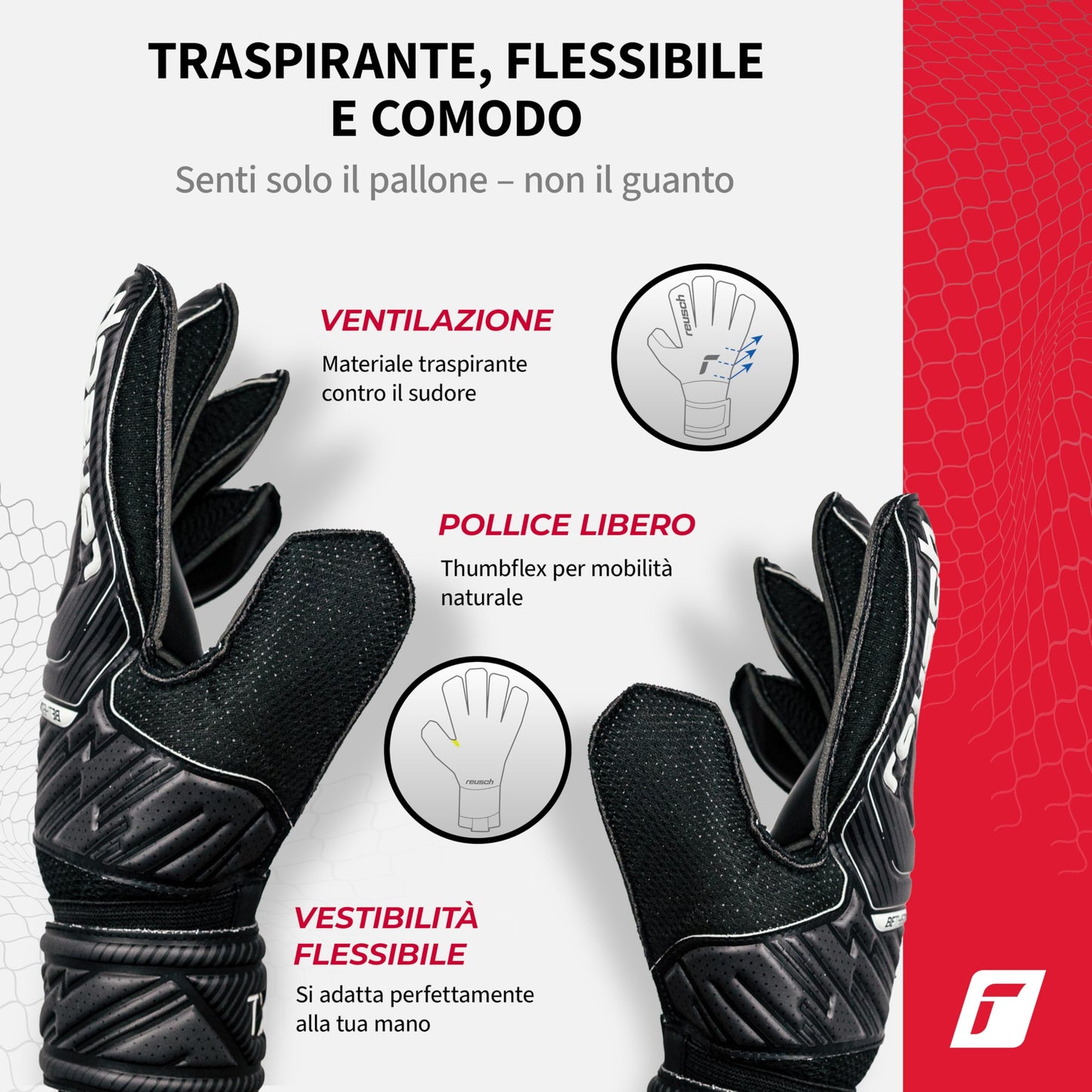Reusch Attrakt Solid, Guanti da Portiere Unisex Adulto