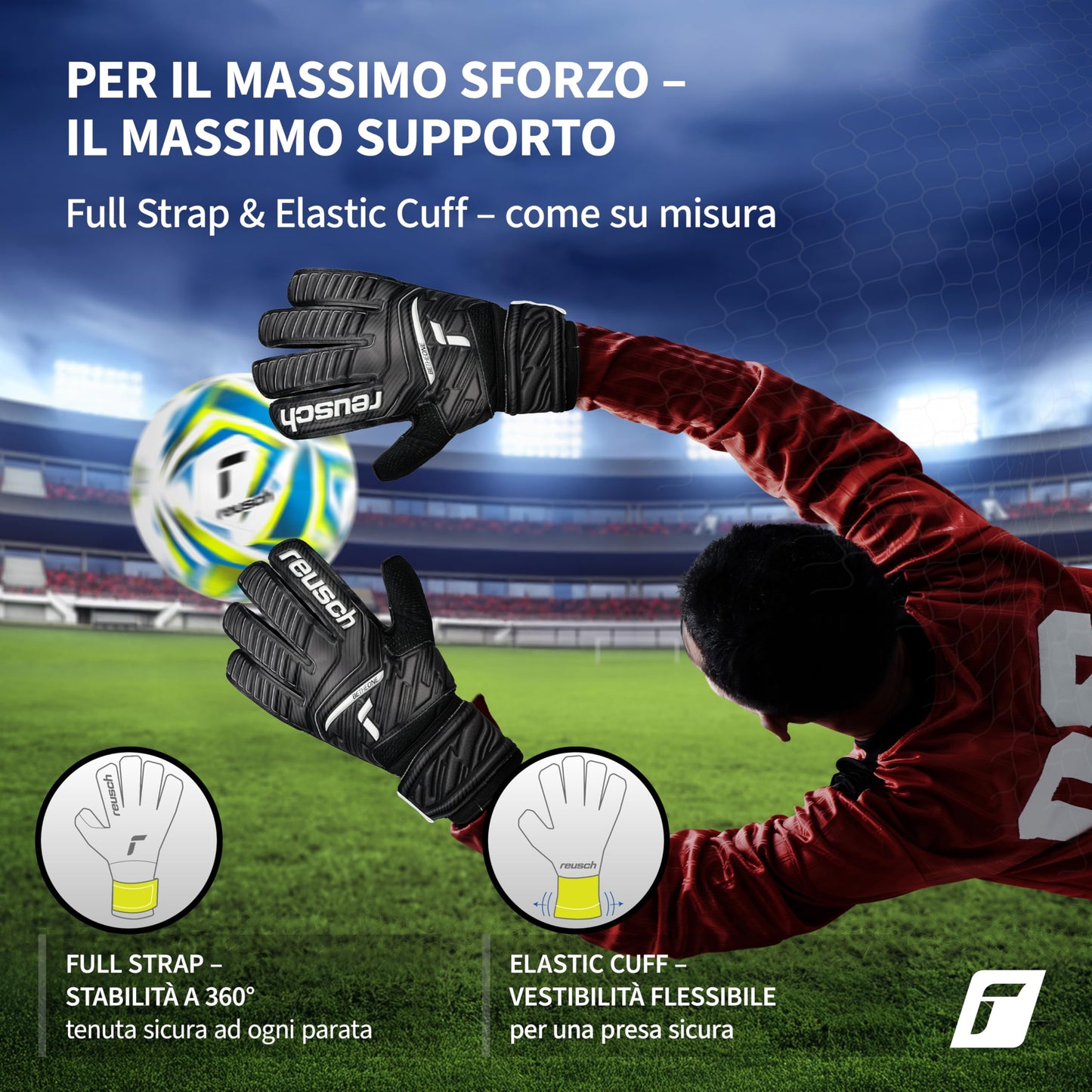 Reusch Attrakt Solid, Guanti da Portiere Unisex Adulto